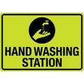 Lyle Sign, Hand Washing Station (W Sym), LCUV-0093ST-RA_14x10 LCUV-0093ST-RA_14x10